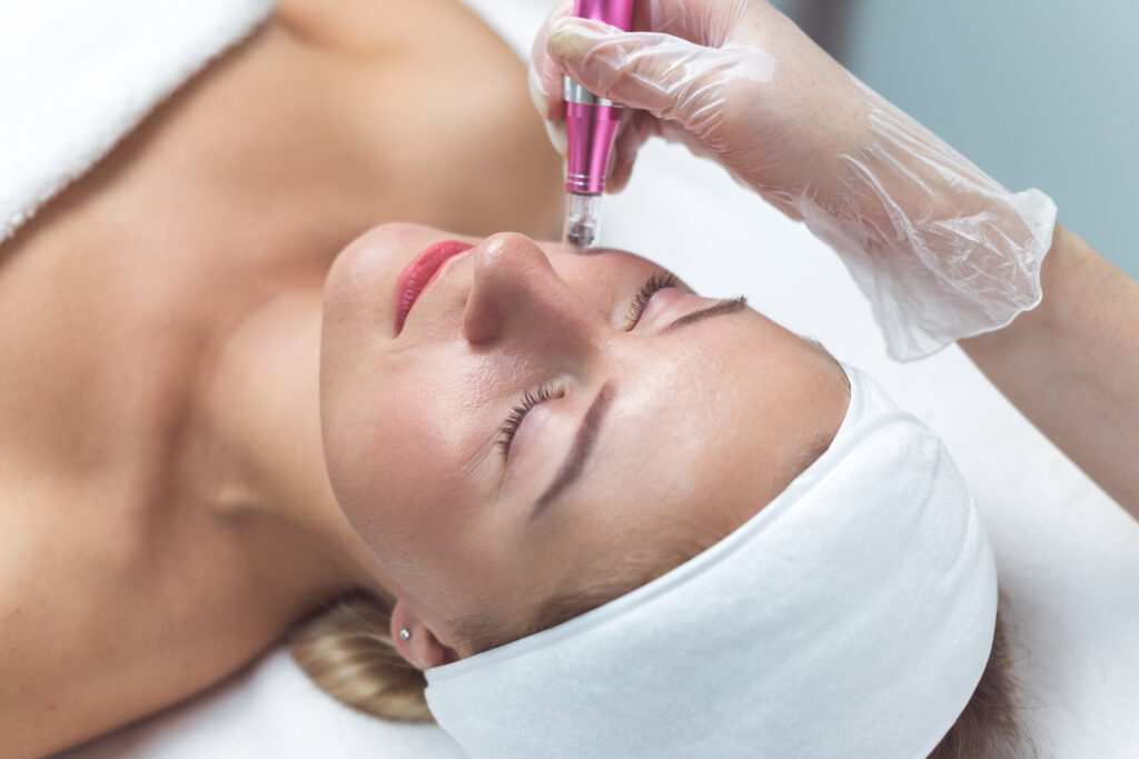 woman having facial treatment in beauty salon clo 2025 02 12 04 58 21 utc